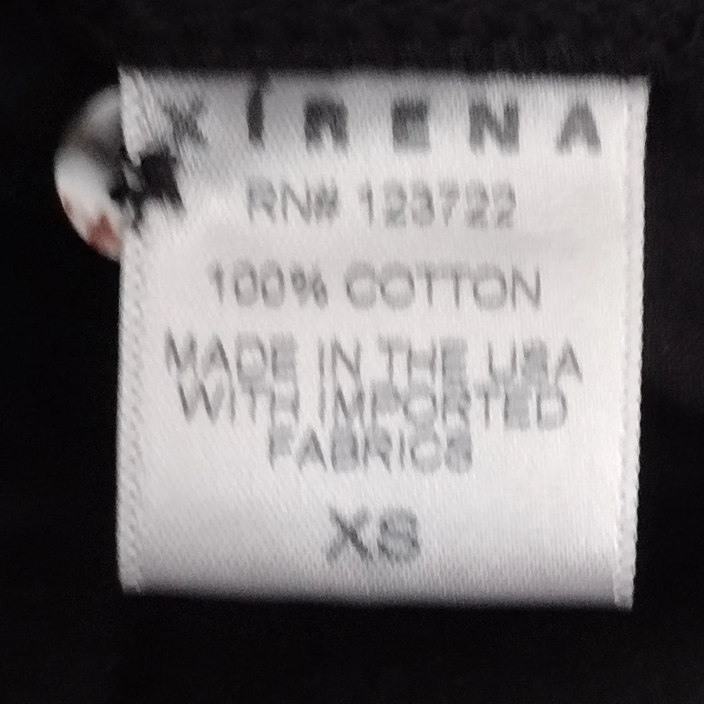 Xirena Black 100% Cotton Button Down Shirt Size XS - Picture 8 of 11